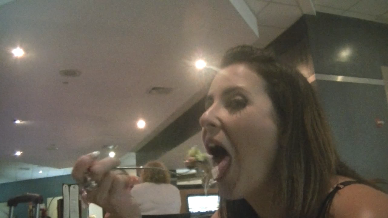 Helenas Cock Quest - Helena Price Eating 2 - Public Restaurant Lounge