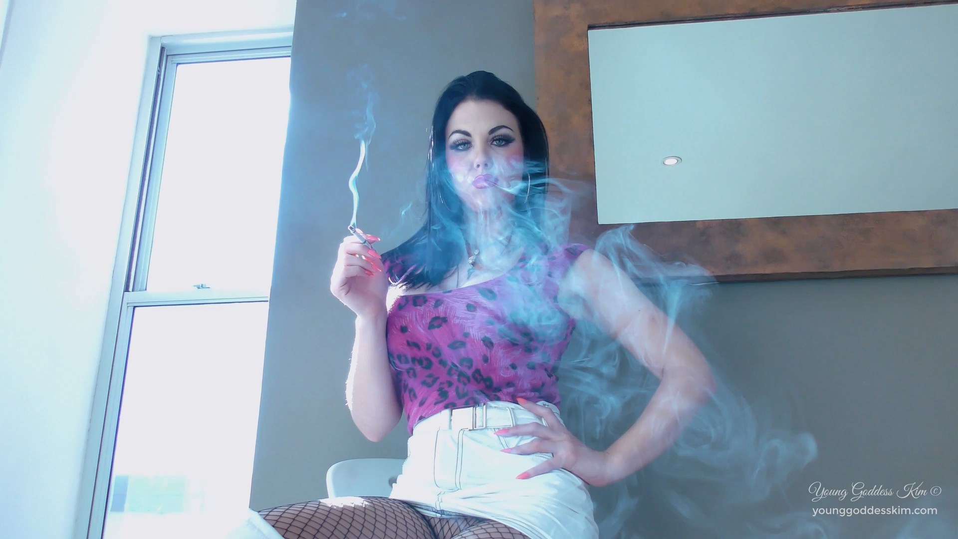 Young Goddess Kim - Turned into My ashtray 1080p