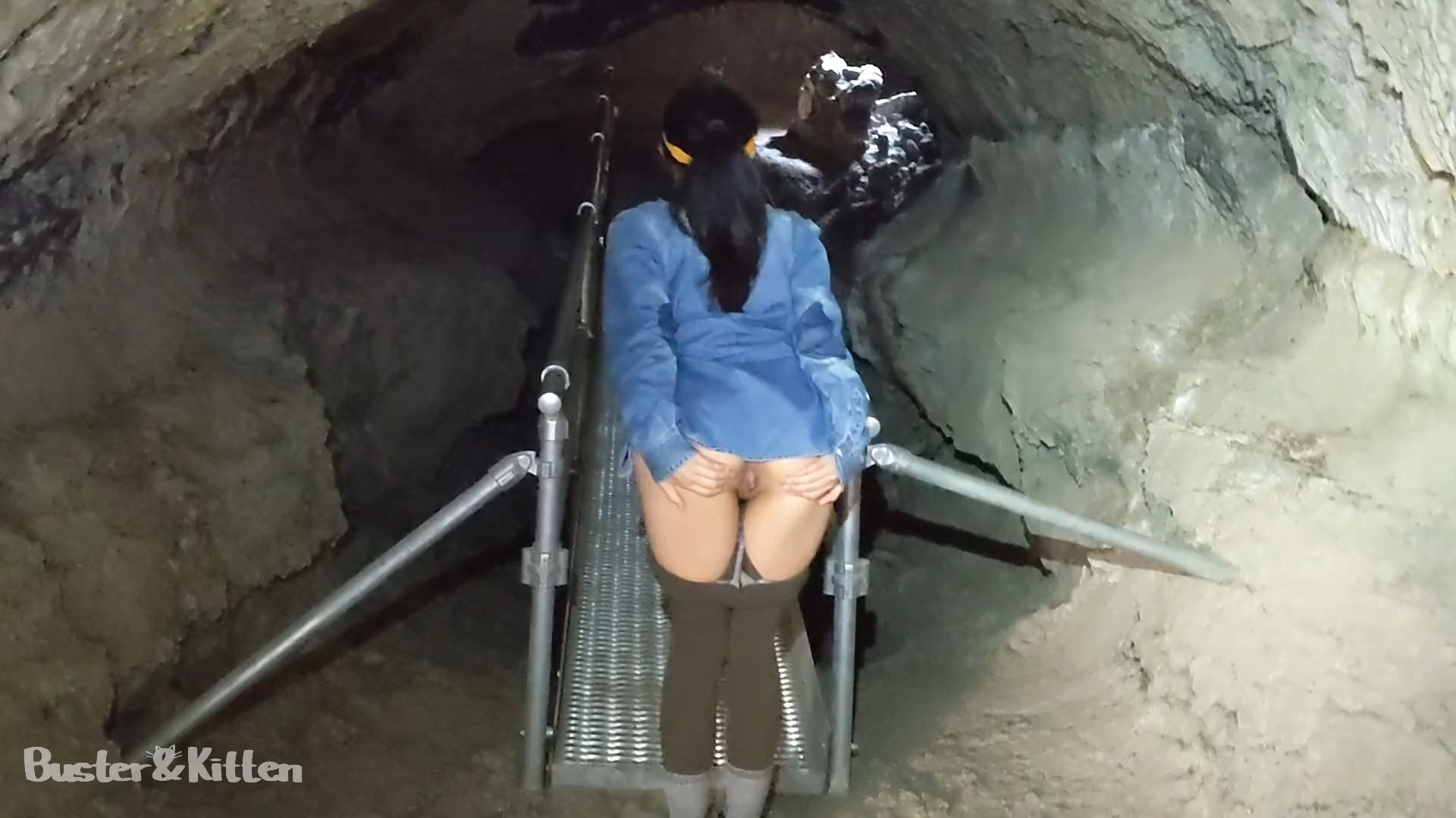 busterandkitten - Sucking daddys dick in a cave 1080p