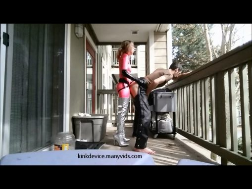Karin’s Patio Peg! Almost Caught – Kink Device