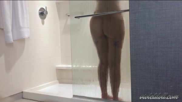 Shower Wank: Day 16 of 31 Days of JOI 1080p – Worship Violet Doll