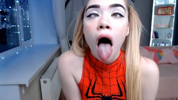 Mia Melon – Spider Girl Begging Master To Cum