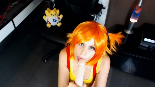CandyStart – Misty Cosplay Blowjob POV and Eye Contact