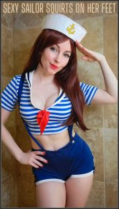 TinyFeetTreat – Sexy Sailor Part 1 – Squirts on Her Feet
