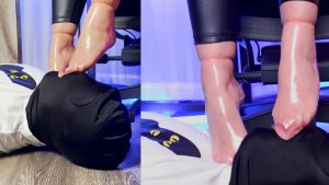 Mistress Sacred – Latex Socks Tease