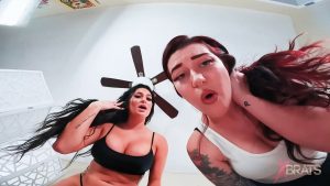 Bratty Foot Girls – Amethyst and Emerson – Crushed under our GIANT Asses
