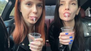 PPFemdom – Bratty Girls Sofi and Kira Humiliate You and Order to Jerk Off on Their Saliva POV Femdom And Spit Fetish
