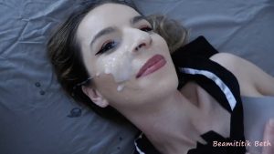 Beamititik Beth – I Played with My Partner in My New Costume and Beged Him to Cover My Face with His Cum