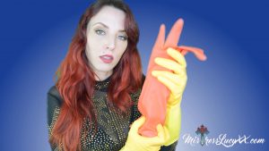Mistress LucyXX – Rubber Glove JOI
