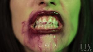 Liv Royale – Grotesque Mouth and Spit Play