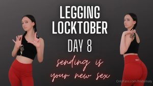Goddess Alyssa – Legging Locktober Day 8 Sending Is Your New Sex