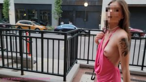 LilyMaeExhib – Flashing in the City Part Two