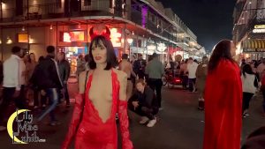 LilyMaeExhib – The Devil of Bourbon Street New Orleans Halloween 2022 Part 2