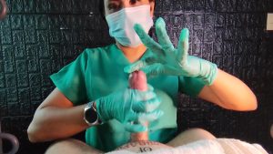 Domina Fire the Bangkok Mistress – Edging and Sounding by Sadistic Nurse With Latex Gloves