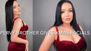 Mia Jocelyn – Pervy Brother Gives Christmas Facials