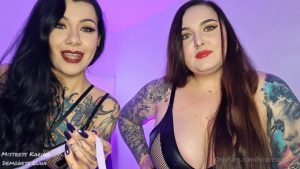 Mistress Karino – Demoness Luna and i Will Transform You From Ugly Slave Into Our Sissy POV