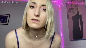 Madame Electric – See How I Make You Jerk Off at Work in the Office Toilet