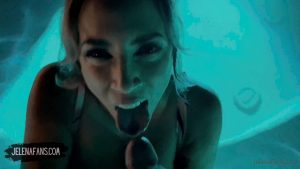 Jelena Jensen – BG BJ in the Pool at Night